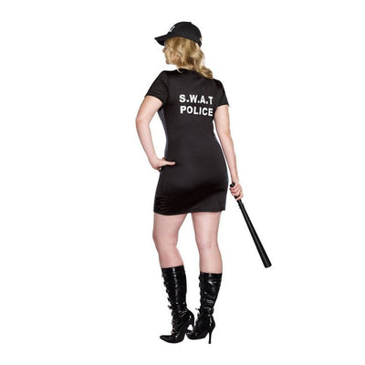 Swat Police Womens Plus Costume - Jokers Costume Mega Store