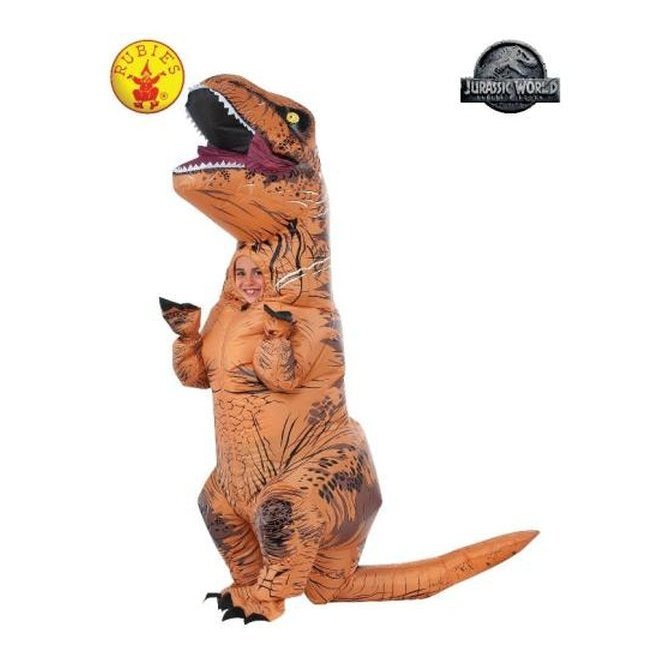 T Rex Inflatable Costume With Sound, Child - Jokers Costume Mega Store