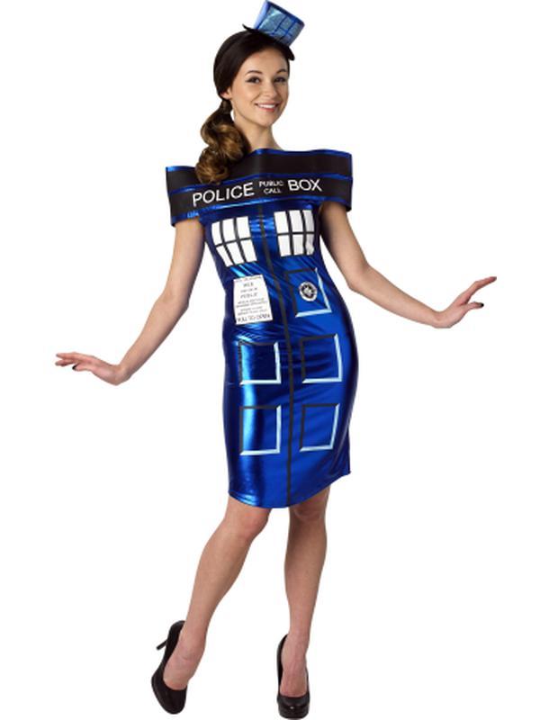 Tardis Female Dress Size L - Jokers Costume Mega Store