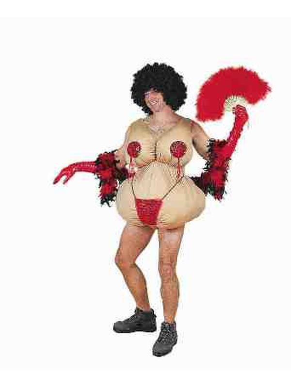 Tassle Twirling Tessie Adult Costume Size Std - Jokers Costume Mega Store