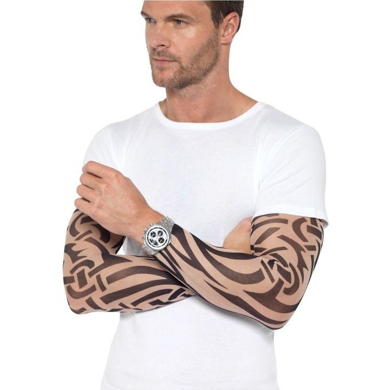 Tattoo Arm Sleeves 2 Pk - Jokers Costume Mega Store