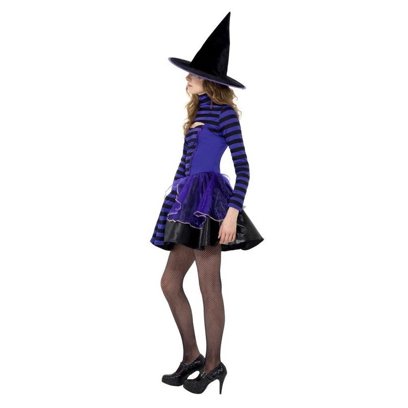 Teen Stripe Dark Fairy Costume - Jokers Costume Mega Store