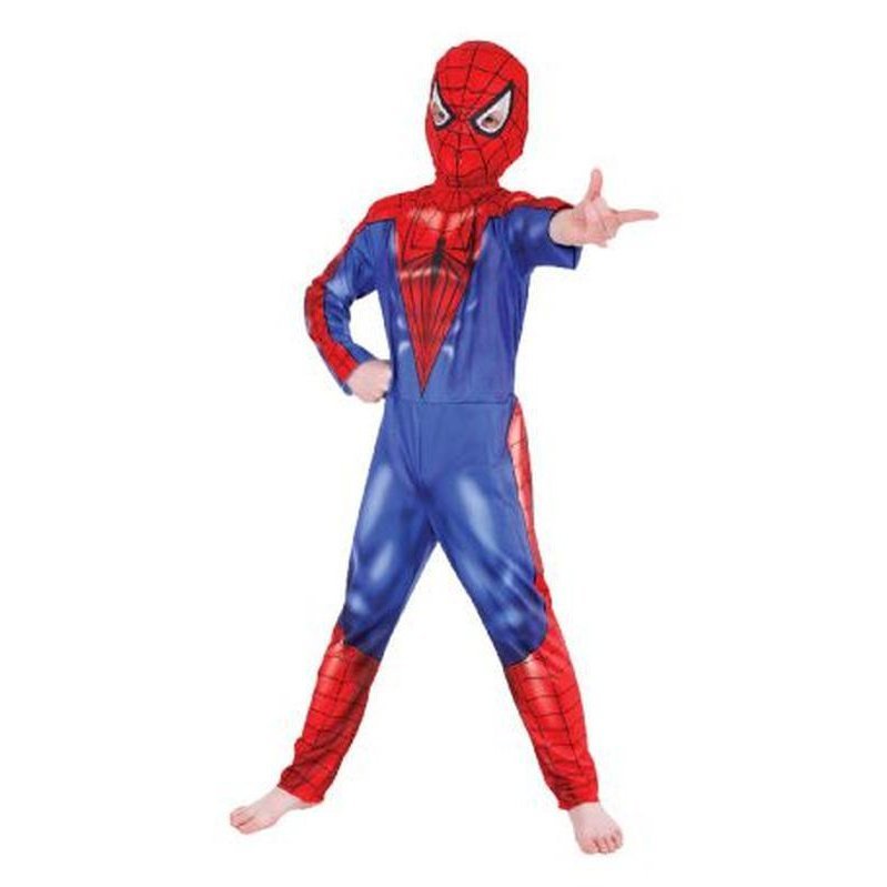 The Amazing Spider Man Standard Costume Size 6 8 - Jokers Costume Mega Store