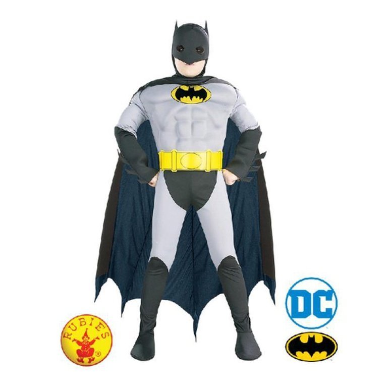 The Batman Deluxe Costume - Size 3-5 - Jokers Costume Mega Store