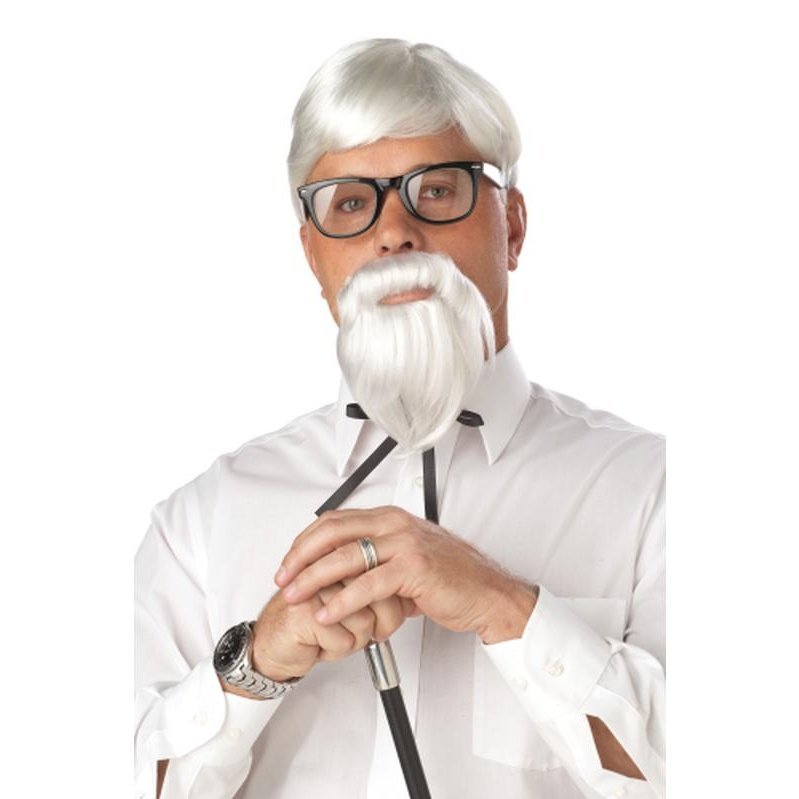 The Colonel Wig & Beard & Moustache - Jokers Costume Mega Store