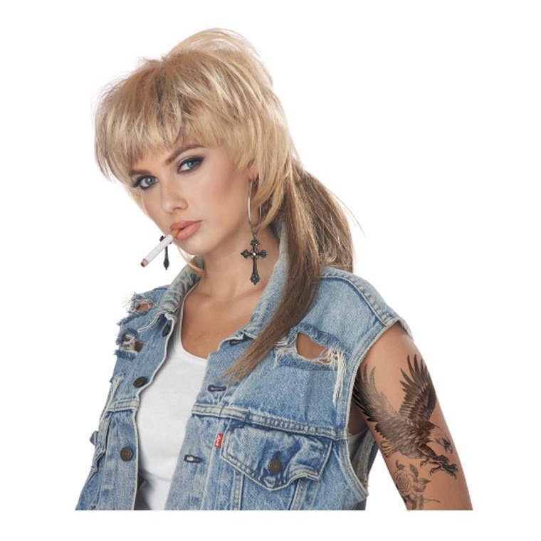 The Femullet Wig Blonde - Jokers Costume Mega Store