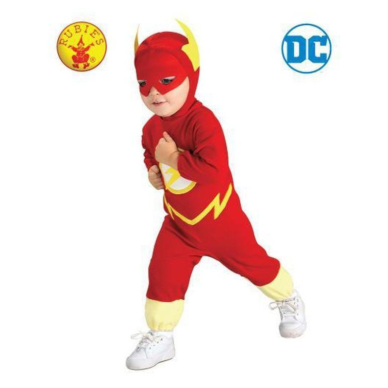 The Flash Costume Size 0 6 Months - Jokers Costume Mega Store