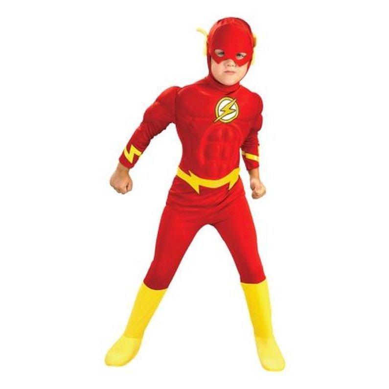 The Flash Deluxe Muscle Chest Child - Size S - Jokers Costume Mega Store