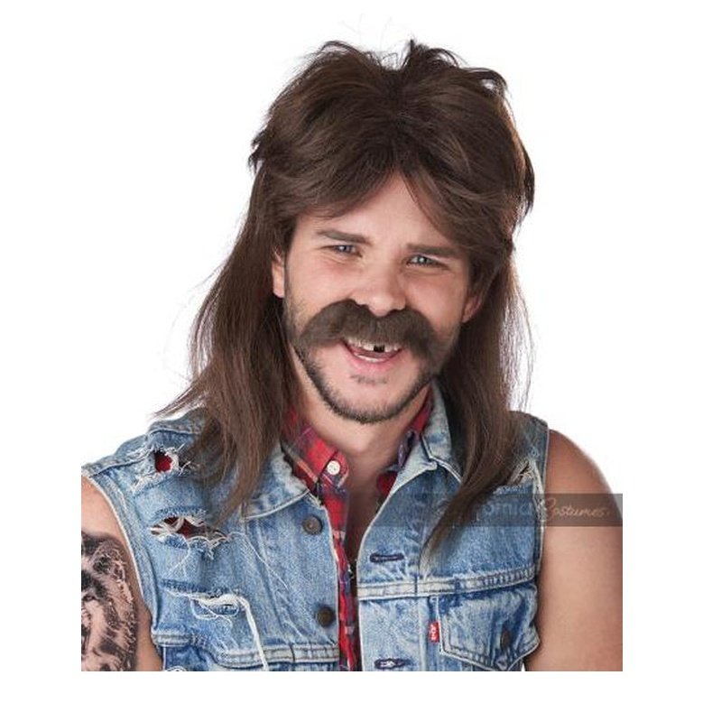 The Lone Wolf Mullet Wig - Jokers Costume Mega Store