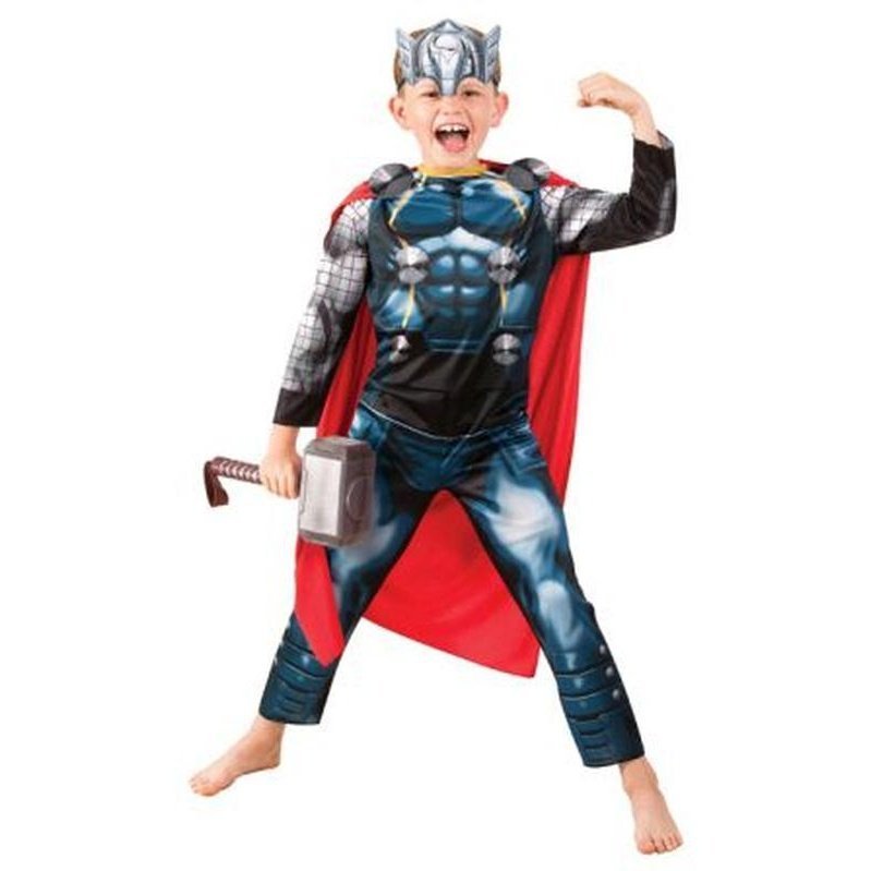 Thor Classic Costume Size 6 8 - Jokers Costume Mega Store
