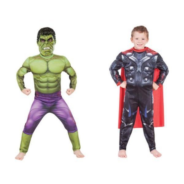 Thor To Hulk Aaou Deluxe Reversible - Size 4-6 - Jokers Costume Mega Store