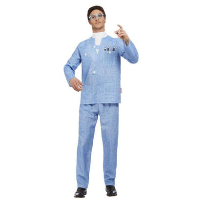 Thunderbirds Brains Costume, Blue - Jokers Costume Mega Store