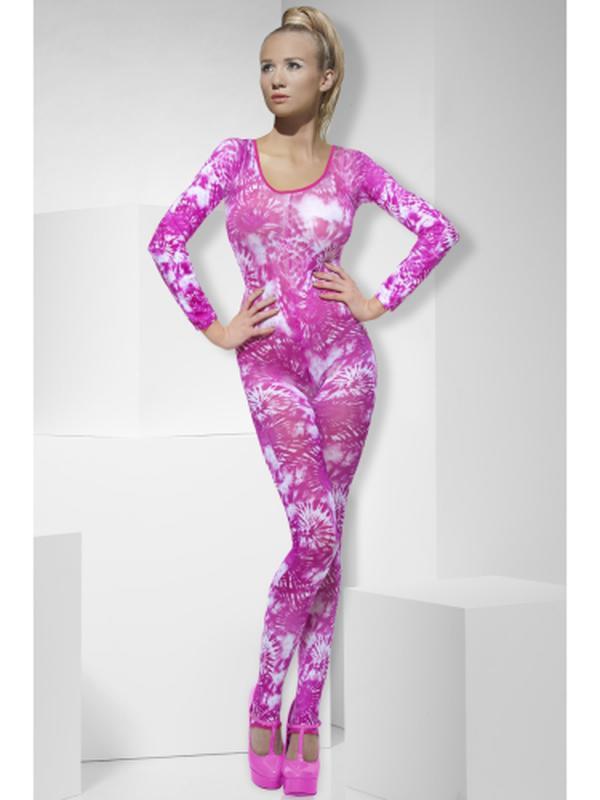 Tie Dye Pink Bodysuit - Jokers Costume Mega Store