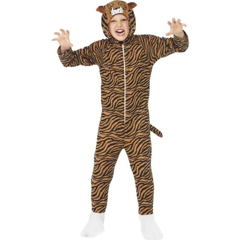 Tiger Costume, Brown, Child - Jokers Costume Mega Store