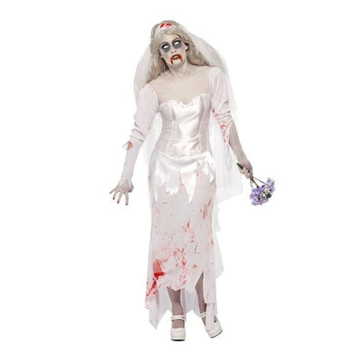 Till Death Do Us Part Zombie Bride Costume - Jokers Costume Mega Store