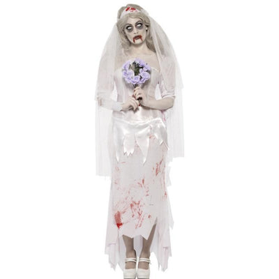 Till Death Do Us Part Zombie Bride Costume - Jokers Costume Mega Store