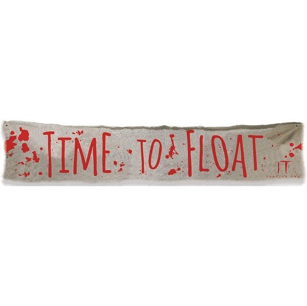 Time To Float Cloth Banner - Jokers Costume Mega Store