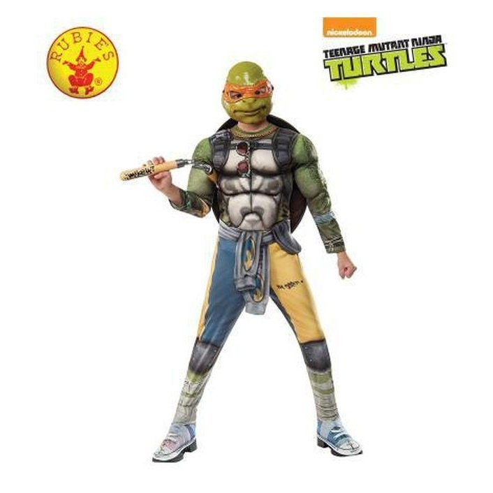 Tmnt 2 Deluxe Michelangelo Child M - Jokers Costume Mega Store
