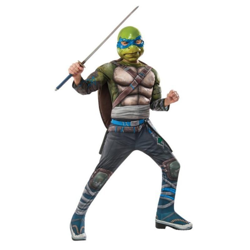 Tmnt 2 Leonardo Deluxe Size 3 5 - Jokers Costume Mega Store