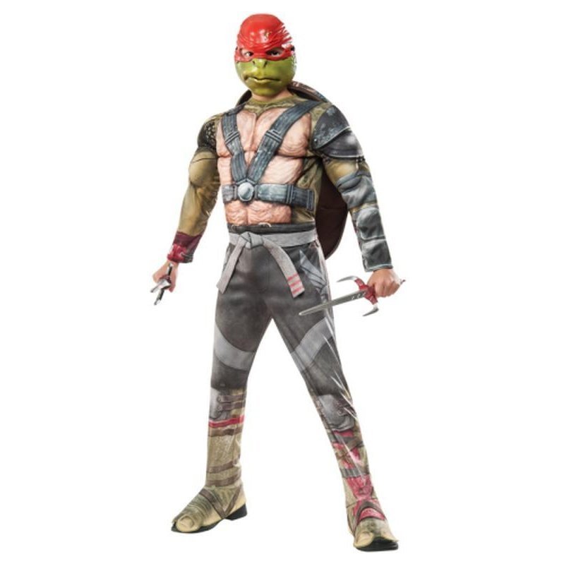 Tmnt 2 Raphael Deluxe Size 3 5 - Jokers Costume Mega Store