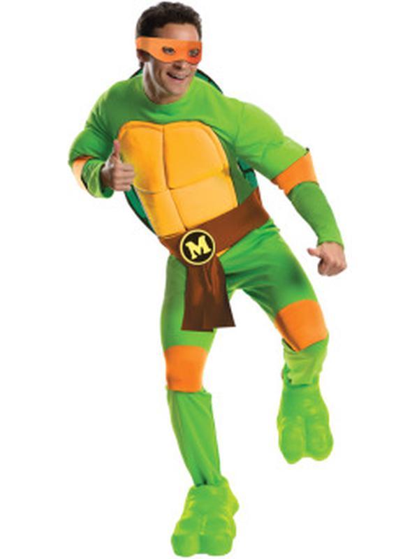 Tmnt Deluxe Michelangelo Size Xl - Jokers Costume Mega Store