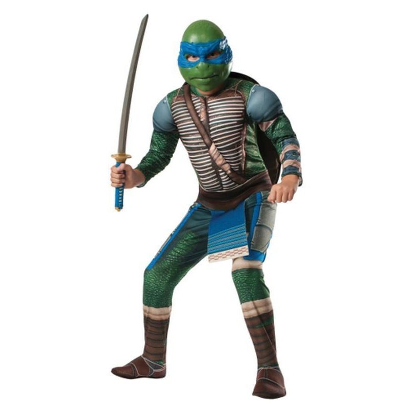 Tmnt Leonardo Deluxe Costume Size L - Jokers Costume Mega Store