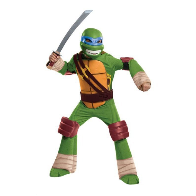 Tmnt Leonardo Deluxe Size 3 5 - Jokers Costume Mega Store