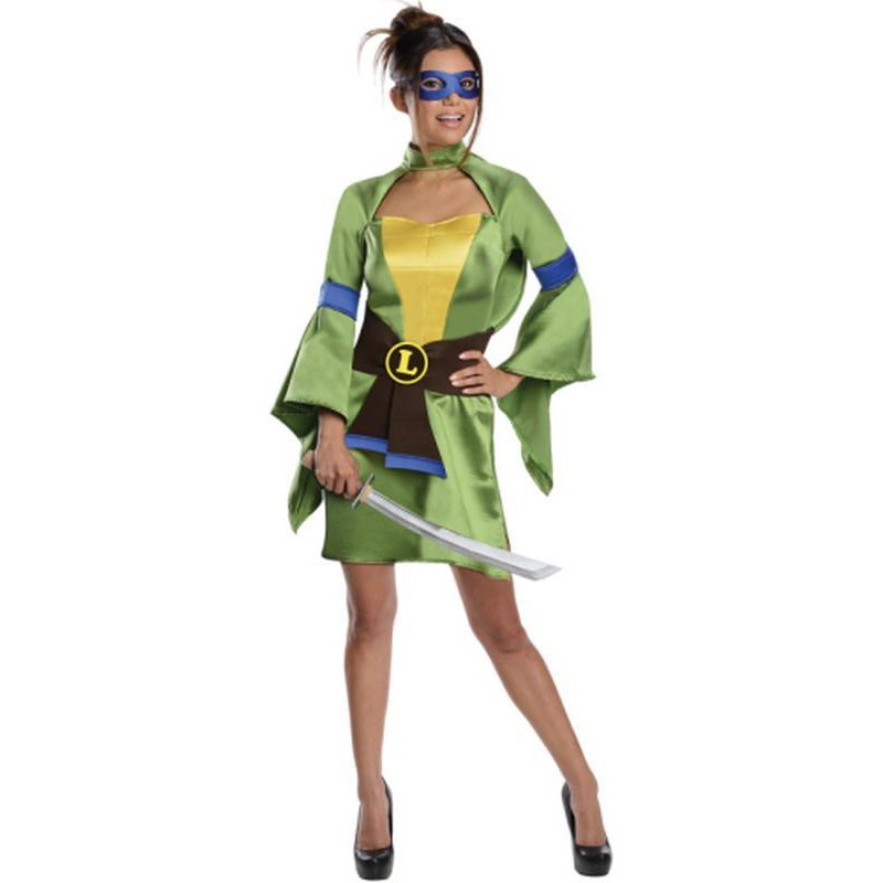 Tmnt Leonardo Female Kimono Size Xs - Jokers Costume Mega Store
