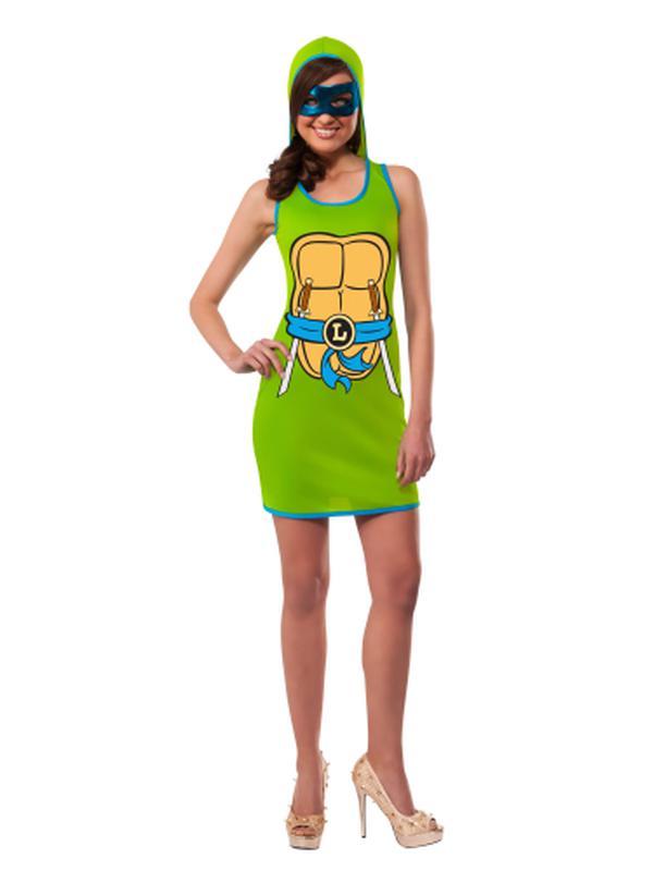 Tmnt Leonardo Tank Dress Size L - Jokers Costume Mega Store
