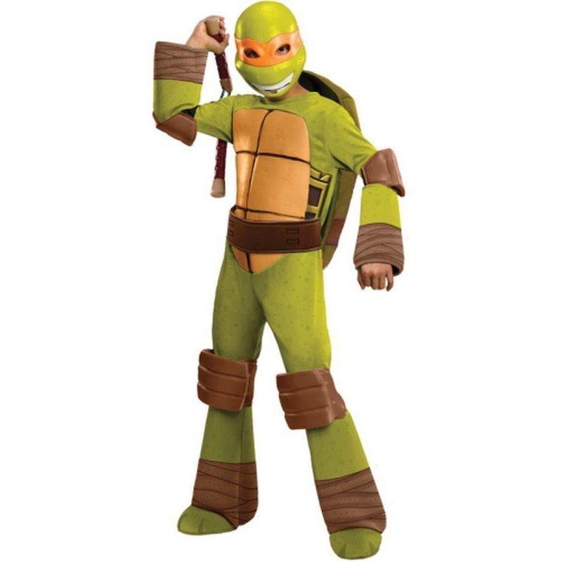 Tmnt Michelangelo Deluxe Costume Size L - Jokers Costume Mega Store