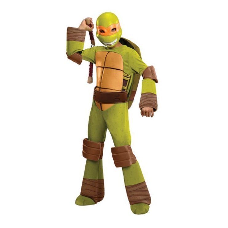 Tmnt Michelangelo Deluxe Size 3 5 - Jokers Costume Mega Store