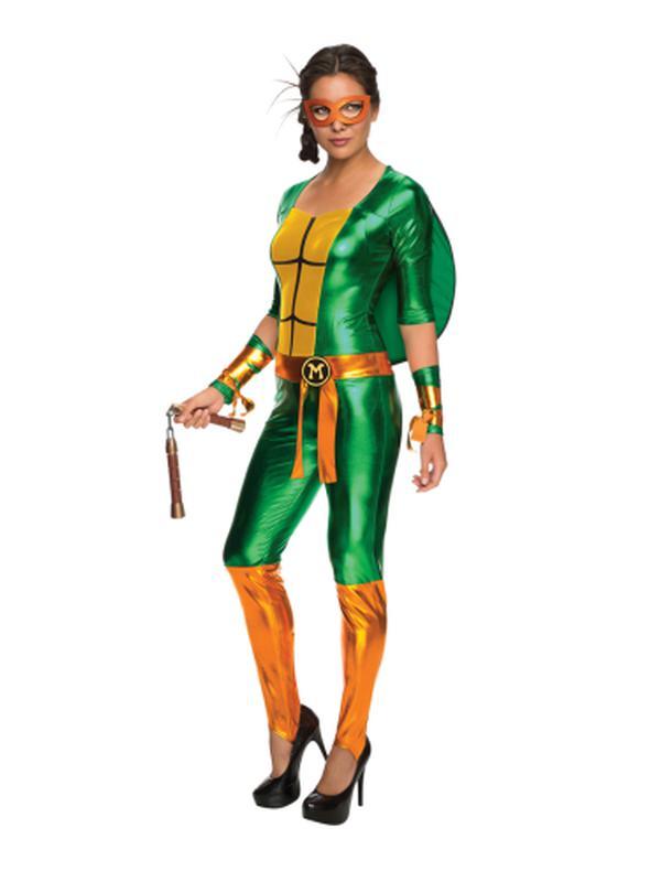 Tmnt Michelangelo Jumpsuit Size Xs - Jokers Costume Mega Store