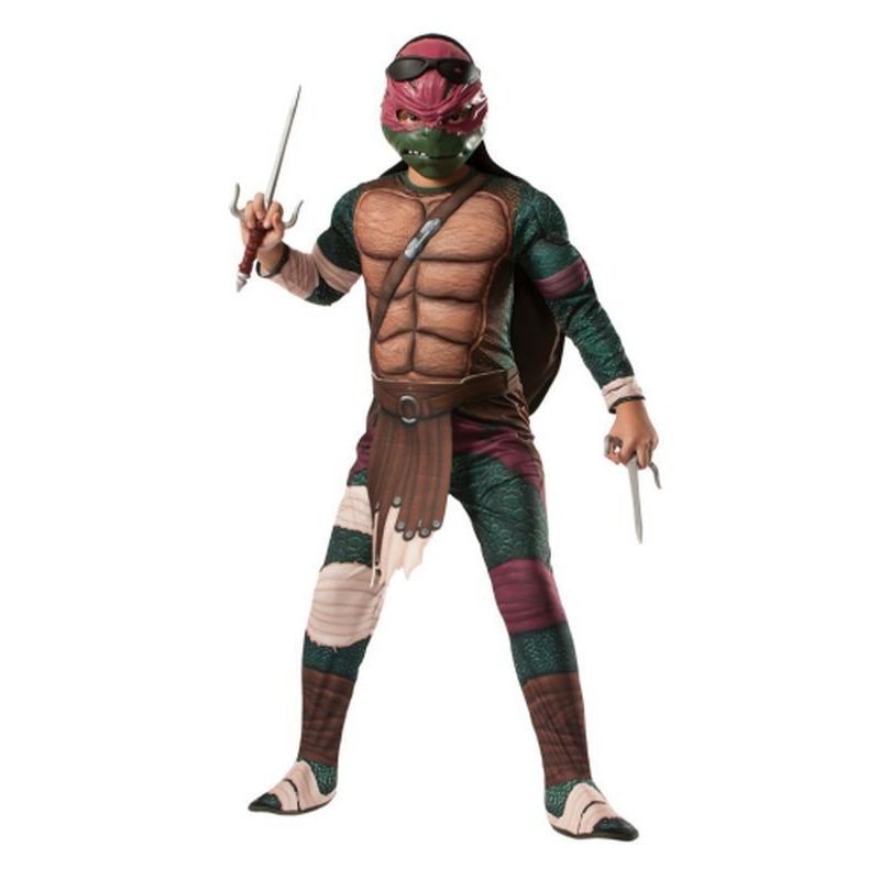 Tmnt Raphael Deluxe Costume Size S - Jokers Costume Mega Store