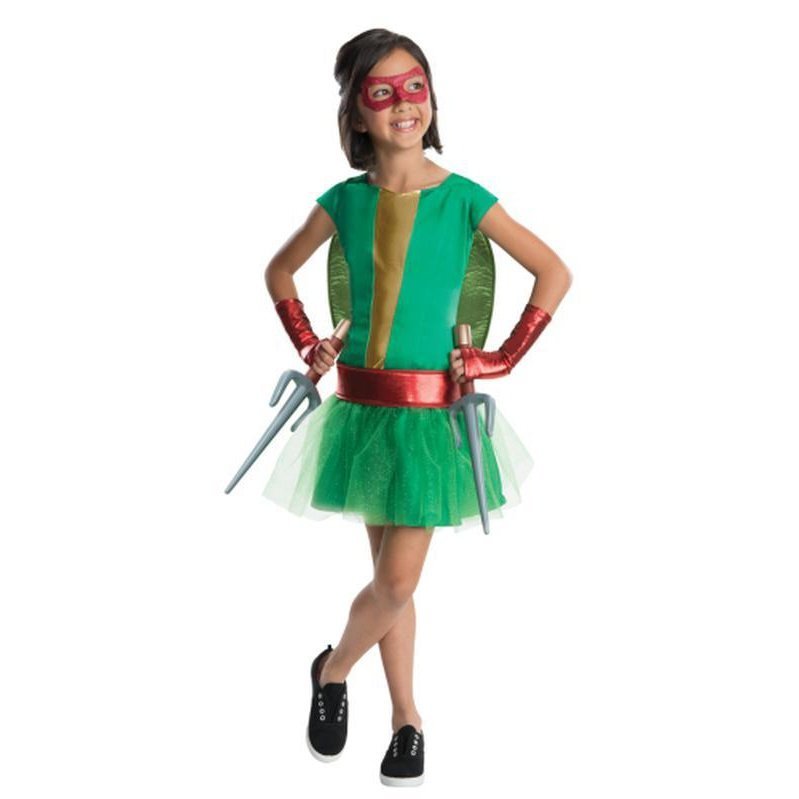 Tmnt Raphael Deluxe Tutu Size L - Jokers Costume Mega Store