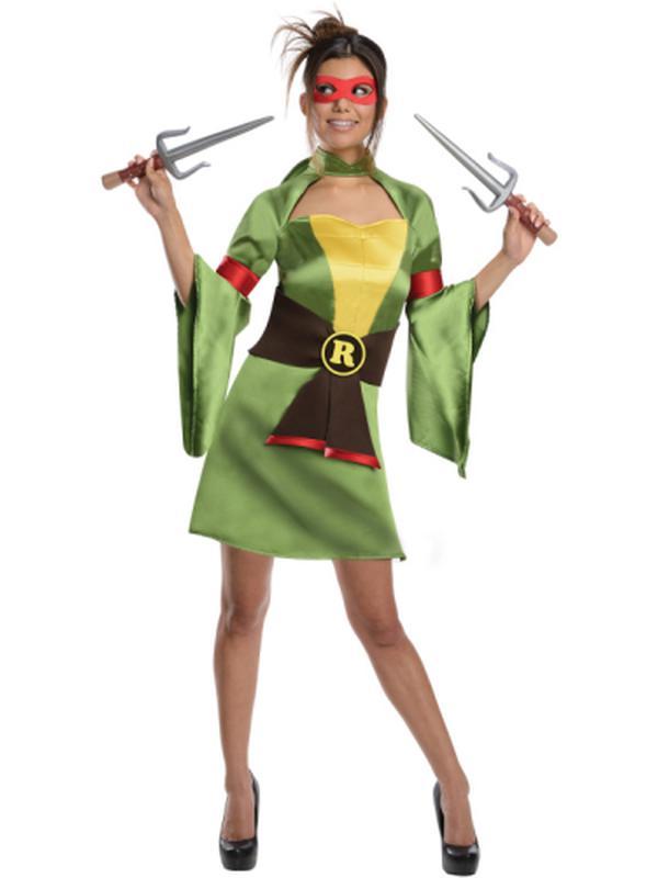 Tmnt Raphael Female Kimono Size Xs - Jokers Costume Mega Store