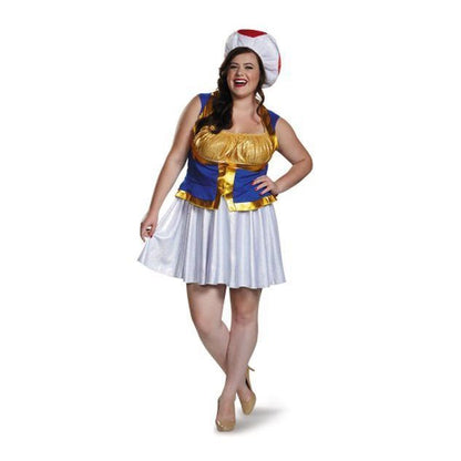 Toad Female Version Costume - Jokers Costume Mega Store