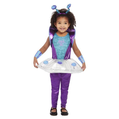 Toddler Alien Costume, Silver - Jokers Costume Mega Store