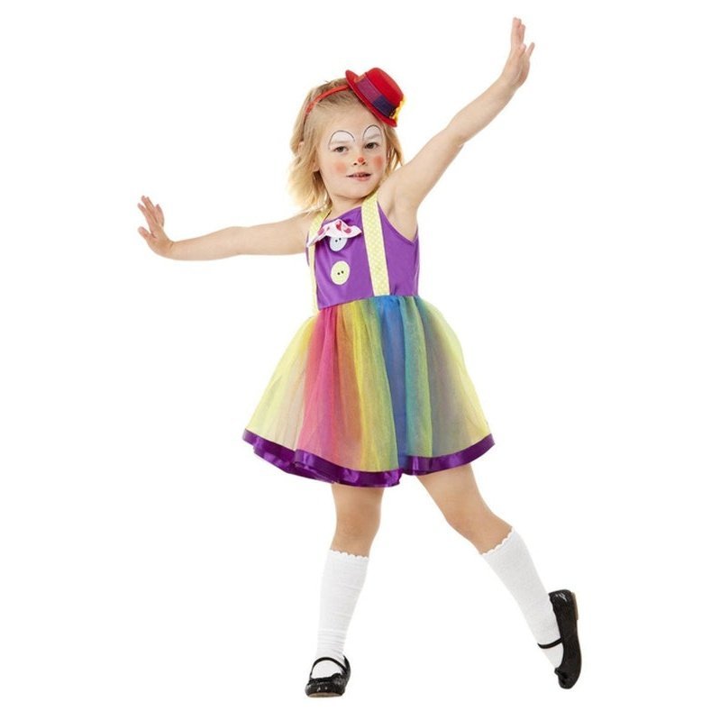 Toddler Clown Costume, Purple - Jokers Costume Mega Store