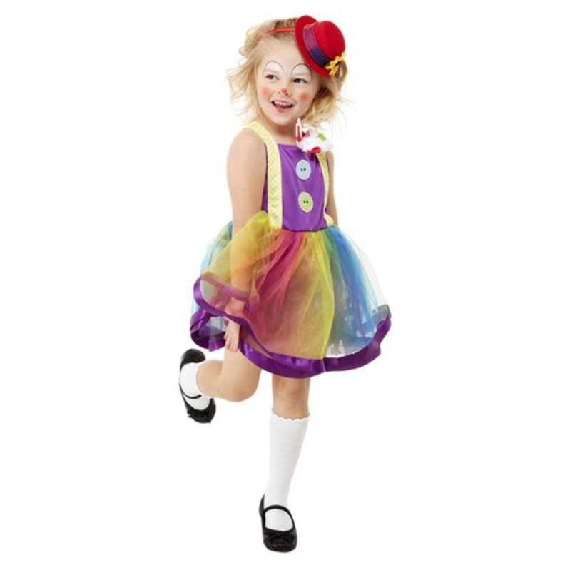 Toddler Clown Costume, Purple - Jokers Costume Mega Store