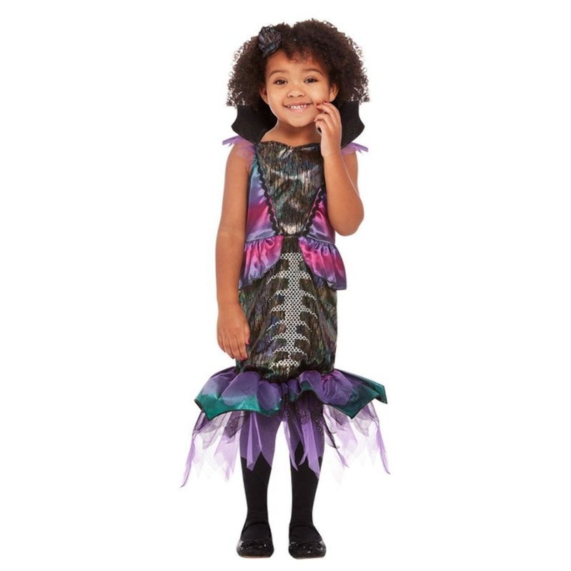 Toddler Dark Mermaid Costume, Purple - Jokers Costume Mega Store
