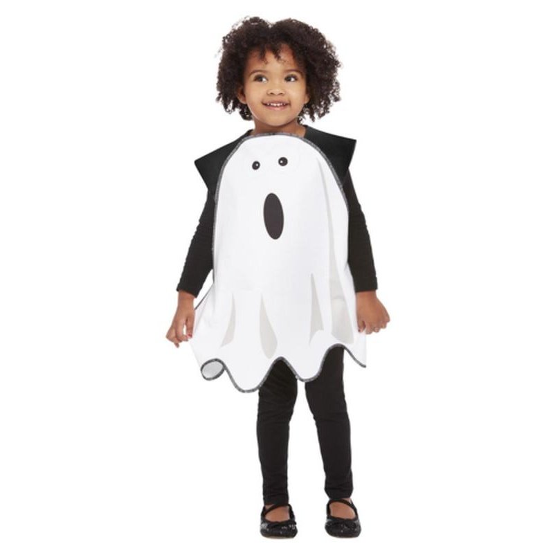 Toddler Ghost Tabard, White - Jokers Costume Mega Store