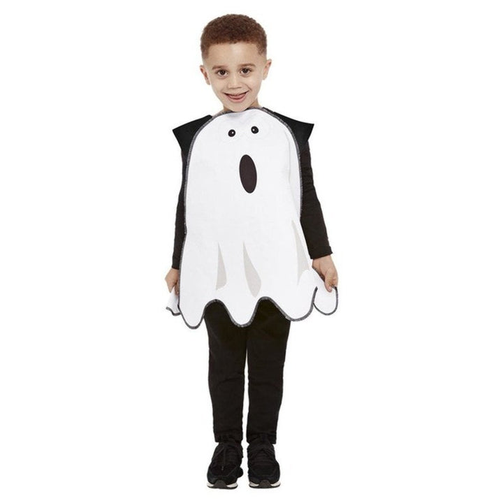 Toddler Ghost Tabard, White - Jokers Costume Mega Store