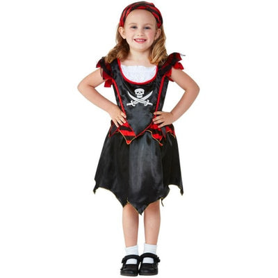 Toddler Pirate Skull & Crossbones Costume - Jokers Costume Mega Store