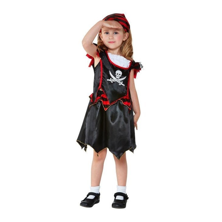 Toddler Pirate Skull & Crossbones Costume - Jokers Costume Mega Store
