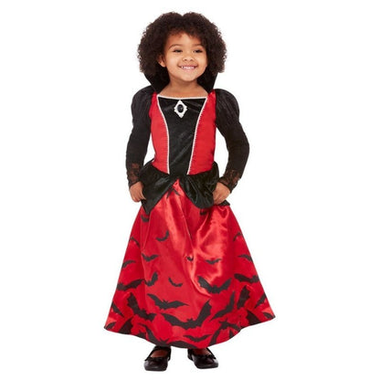 Toddler Vampire Costume, Red & Black - Jokers Costume Mega Store
