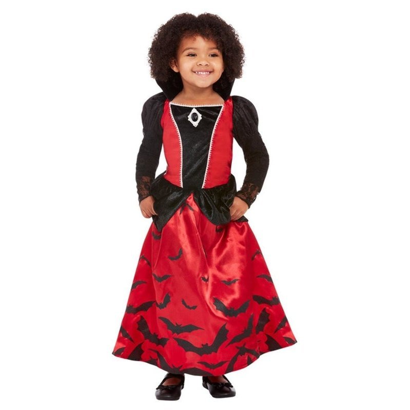 Toddler Vampire Costume, Red & Black - Jokers Costume Mega Store