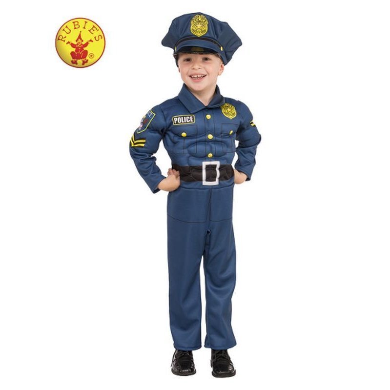 Top Cop Deluxe Policeman Costume Size M - Jokers Costume Mega Store