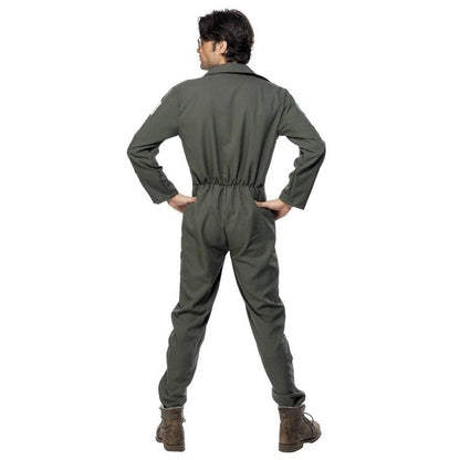 Top Gun Costume, Green - Jokers Costume Mega Store