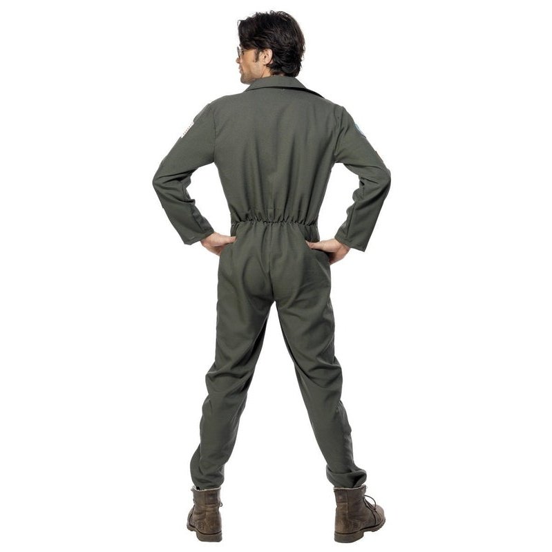 Top Gun Costume, Green - Jokers Costume Mega Store