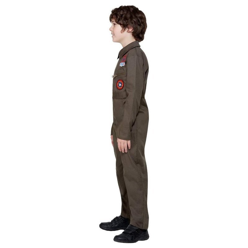 Top Gun Costume, Khaki - Jokers Costume Mega Store
